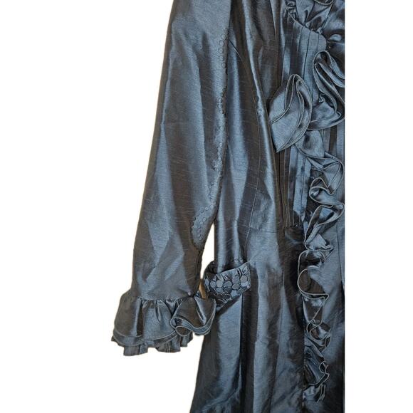 Serafina Two Piece Skirt Suit Evening Womens Plus Size 22 Ruffle Formal Dress - Picture 3 of 11